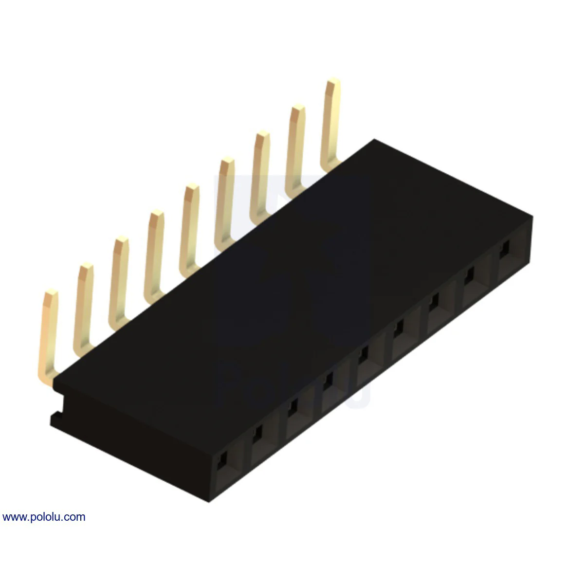 0.1" (2.54 mm) Female Header: Right-Angle - Image 5