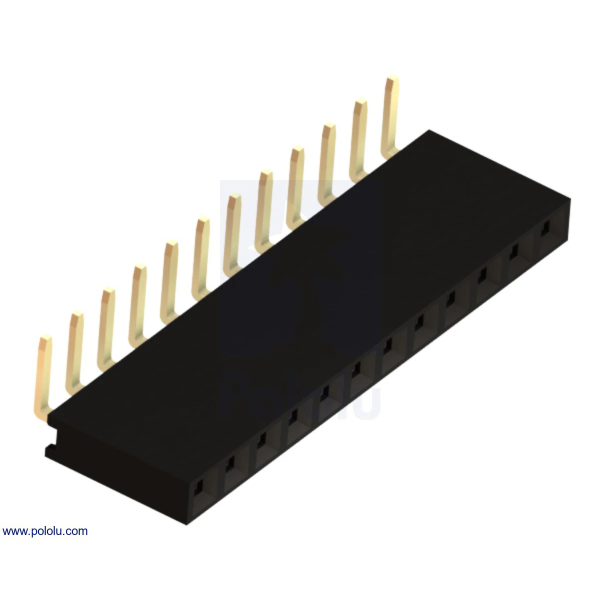 0.1" (2.54 mm) Female Header: Right-Angle - Image 6