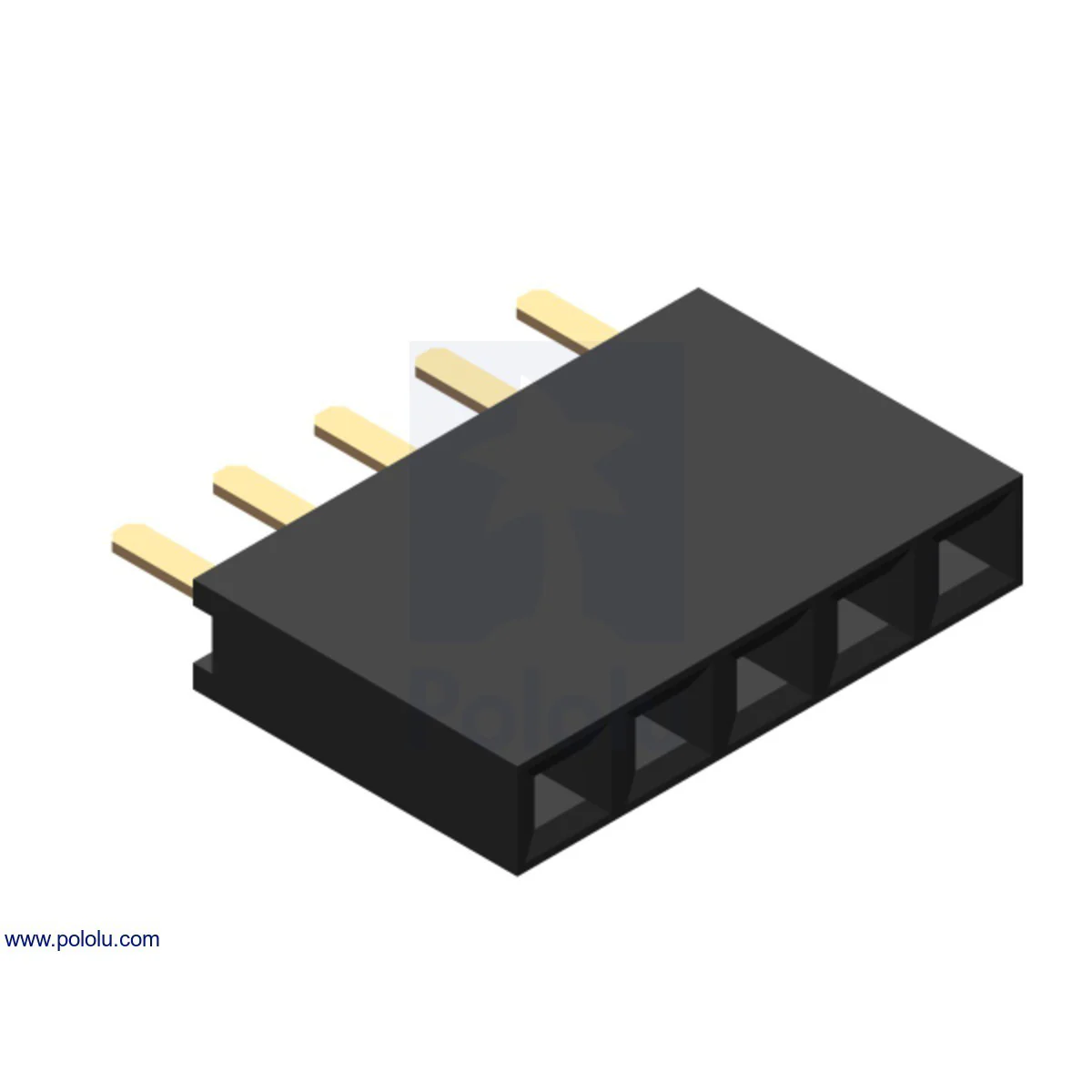 0.1" (2.54 mm) Female Header: Straight - Image 10