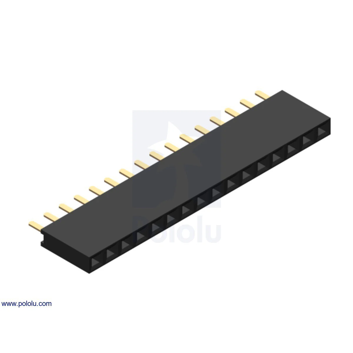 0.1" (2.54 mm) Female Header: Straight - Image 15