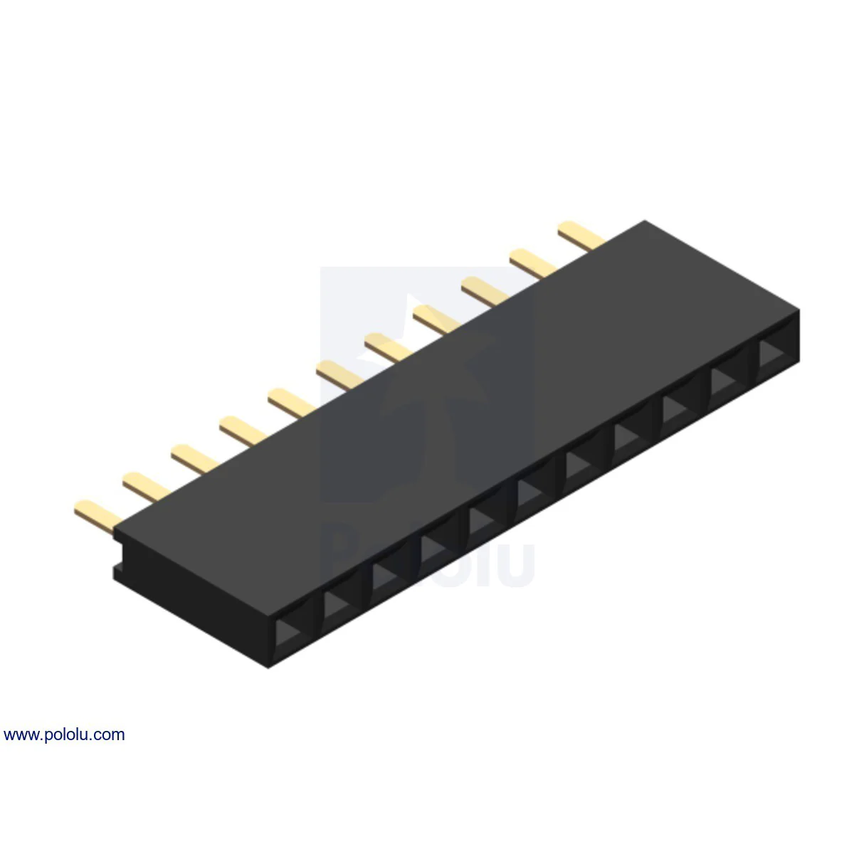 0.1" (2.54 mm) Female Header: Straight - Image 20