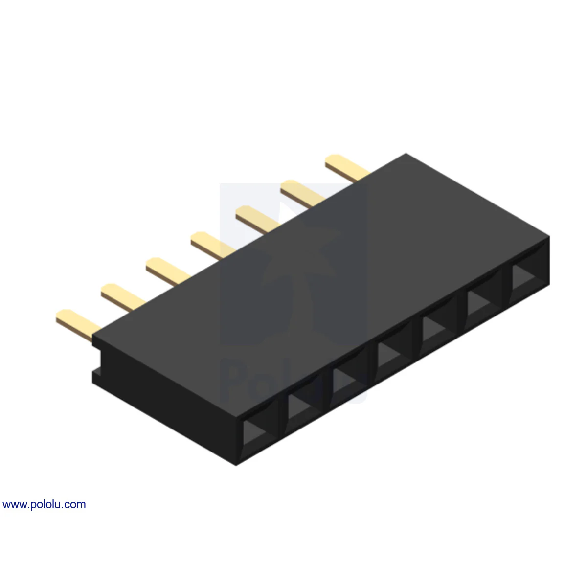 0.1" (2.54 mm) Female Header: Straight - Image 22