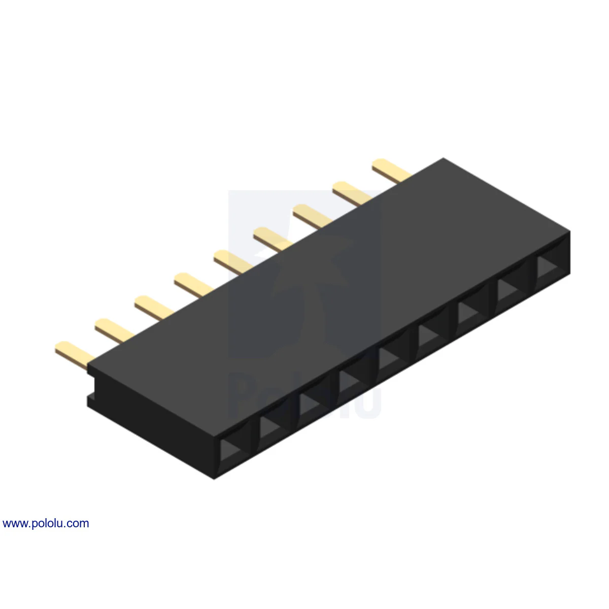 0.1" (2.54 mm) Female Header: Straight - Image 23