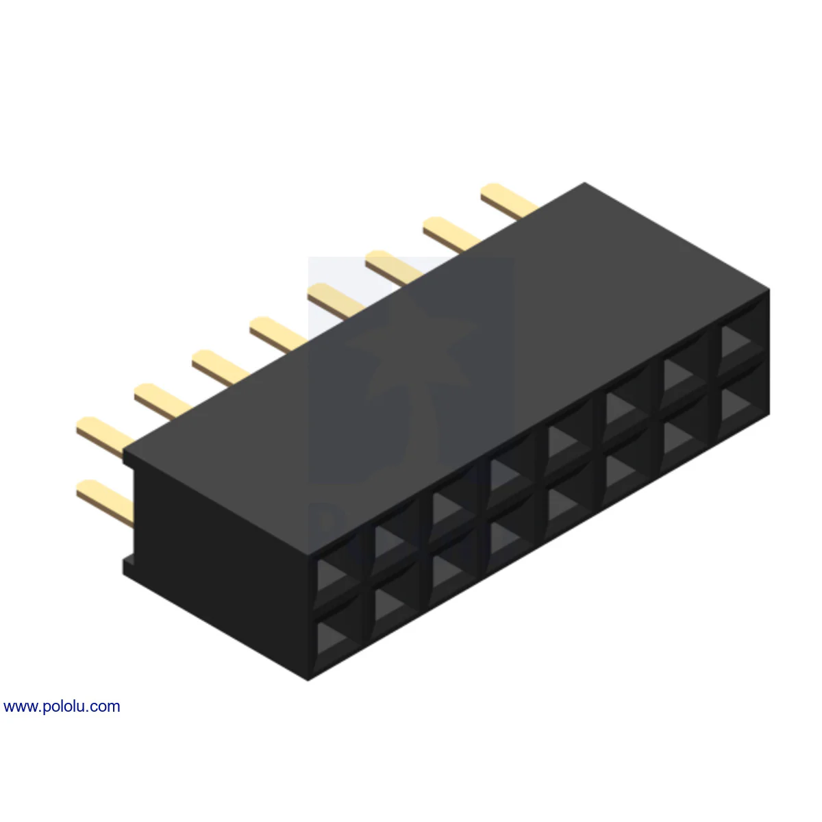 0.1" (2.54 mm) Female Header: Straight - Image 30