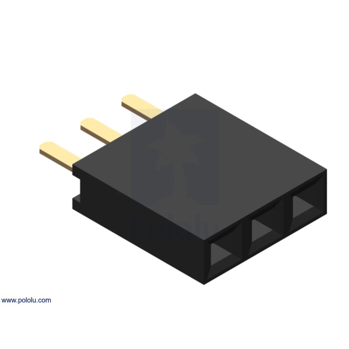 0.1" (2.54 mm) Female Header: Straight - Image 8