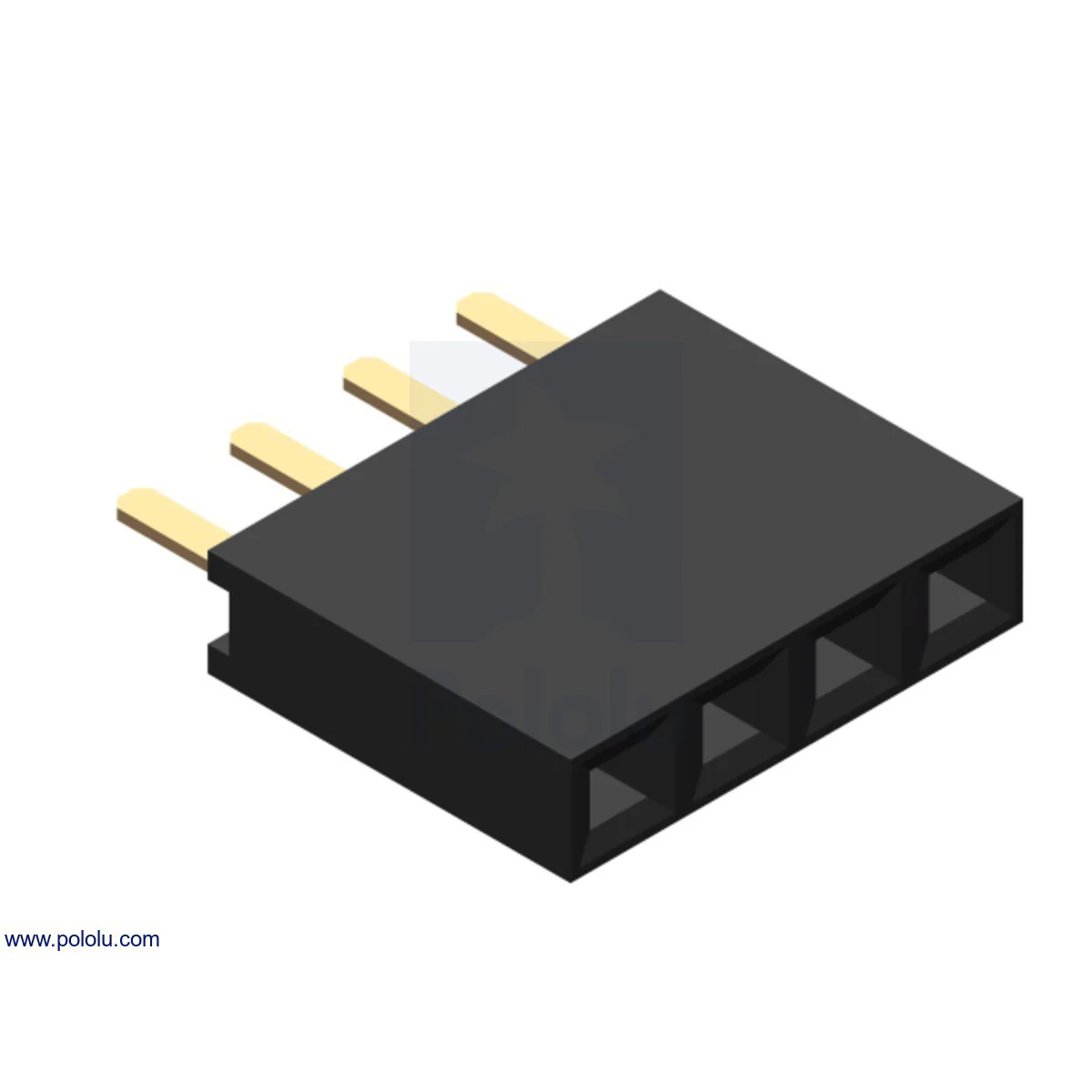 0.1" (2.54 mm) Female Header: Straight - Image 9