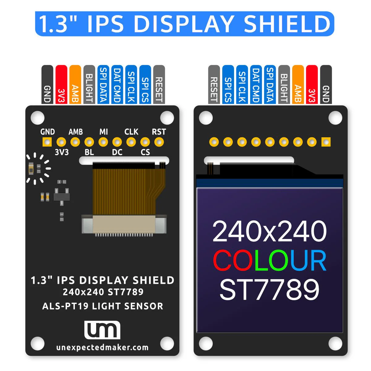 1.3" LCD Display Shield - Image 4