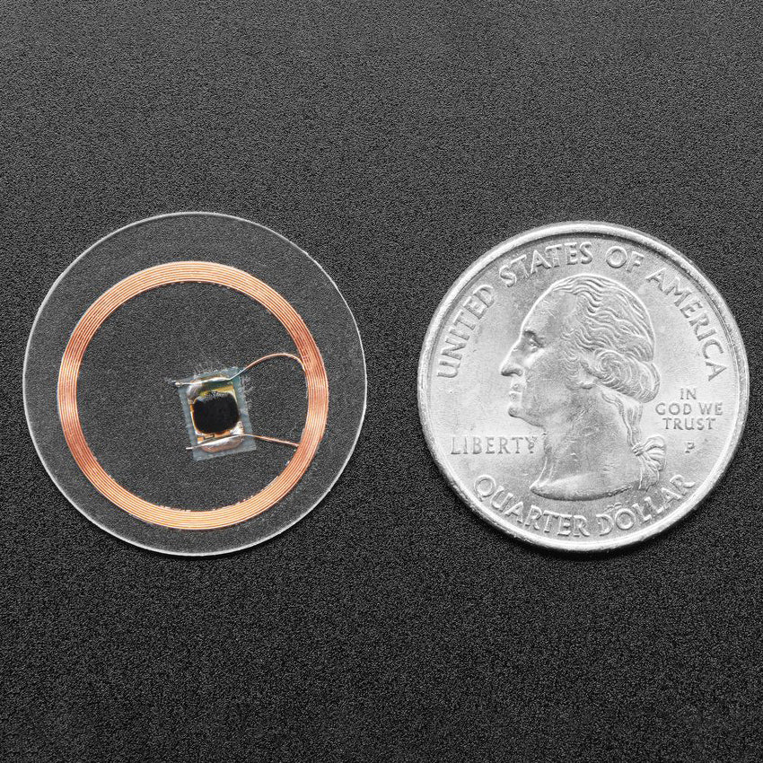13.56MHz RFID/NFC Clear Tag - NTAG203 Chip - Image 2