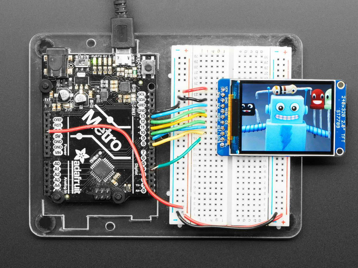 2.0" 320x240 Color IPS TFT Display with microSD Card Breakout - EYESPI - Image 5