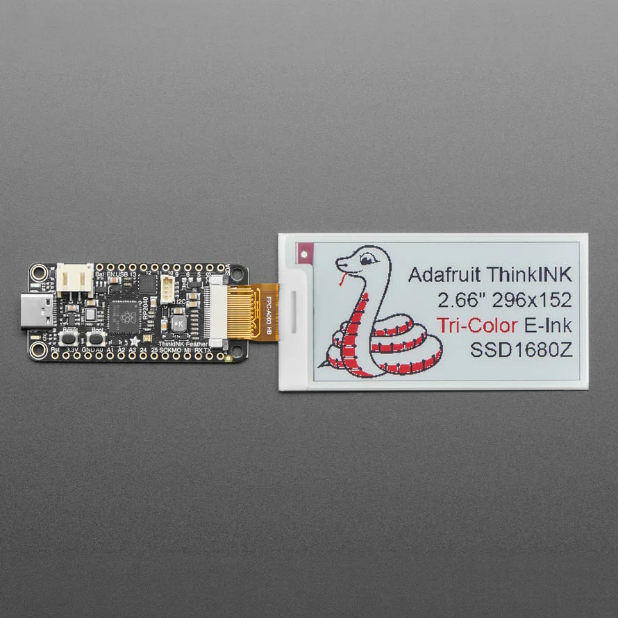 2.66" 296x152 Tri-Color Red / Black / White EInk - Bare Display - SSD1680Z - Image 4
