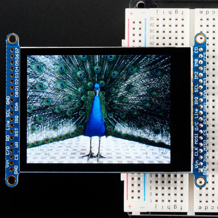 2.8" TFT LCD with Cap Touch Breakout Board w/MicroSD Socket - EYESPI Connector - Image 6