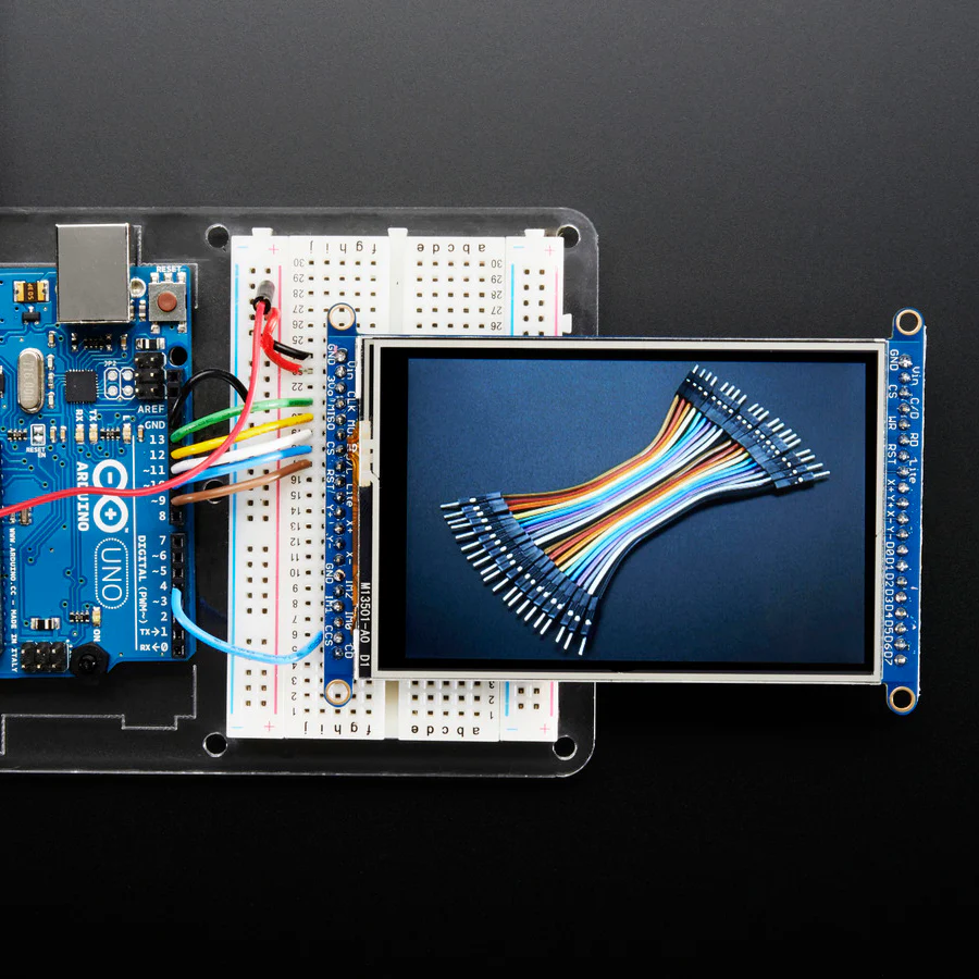 3.5" TFT 320x480 + Touchscreen Breakout Board w/MicroSD Socket - HXD8357D - Image 4