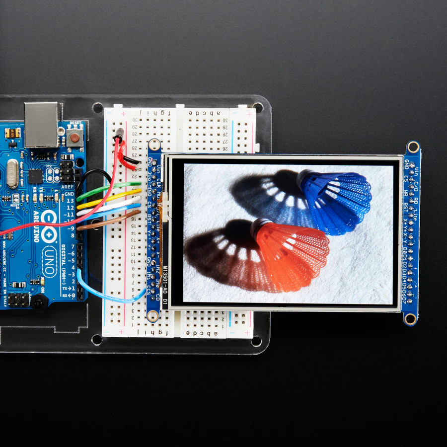 3.5" TFT 320x480 + Touchscreen Breakout Board w/MicroSD Socket - HXD8357D - Image 5