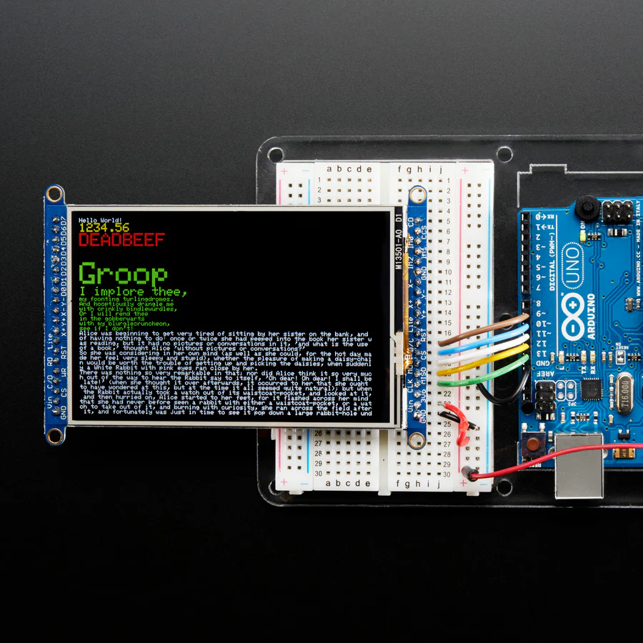 3.5" TFT 320x480 + Touchscreen Breakout Board w/MicroSD Socket - HXD8357D - Image 6
