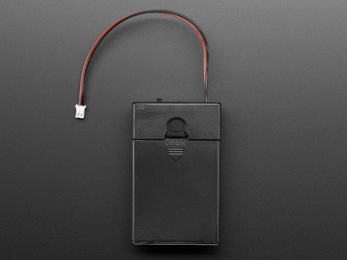 3 x AA Battery Holder with On/Off Switch, JST, and Belt Clip - Image 4