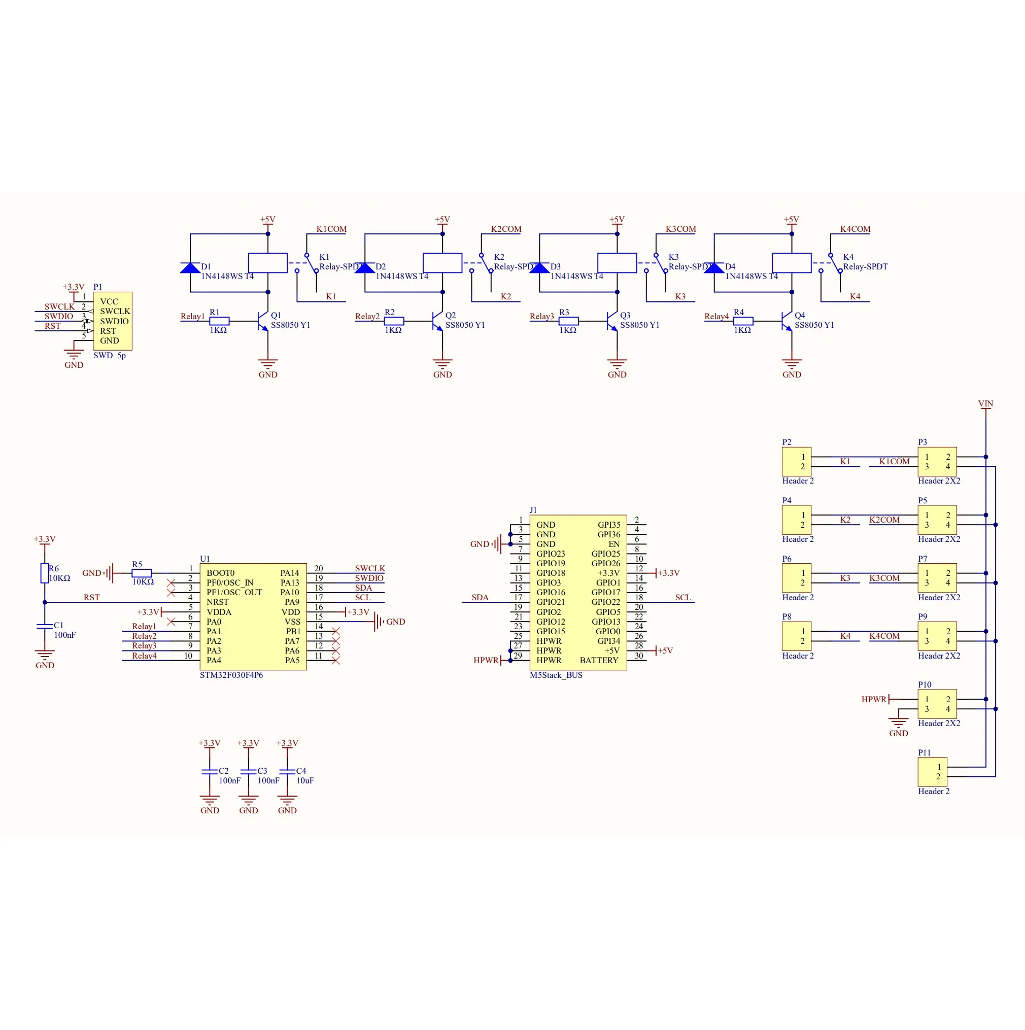 4-Channel Relay Module (STM32) - Image 9