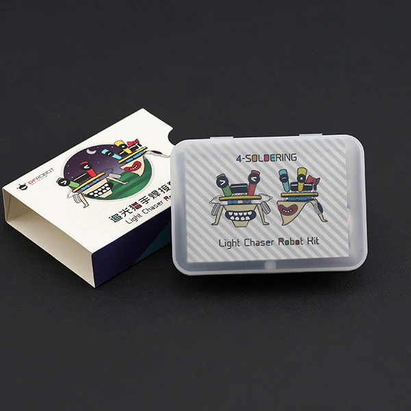 4-Soldering Light Chaser Beam Robot Kit - Image 4