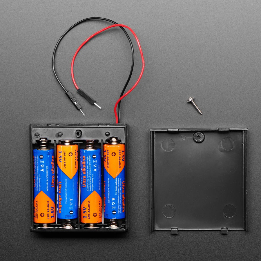 4 x AA Battery Holder with On/Off Switch - Image 3