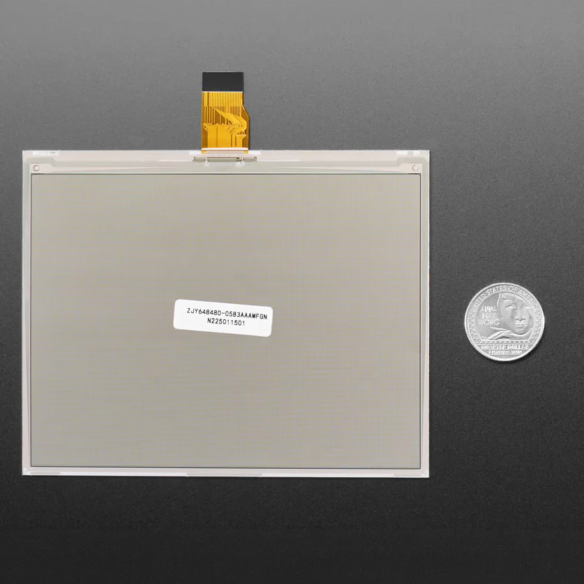 5.83" 648x480 Monochrome Black / White eInk / ePaper - Bare Display - UC8179 - Image 5