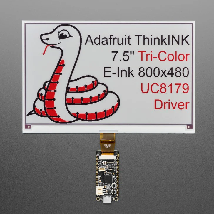 7.5" 800x480 Tri-Color eInk / ePaper - Bare Display - Image 4