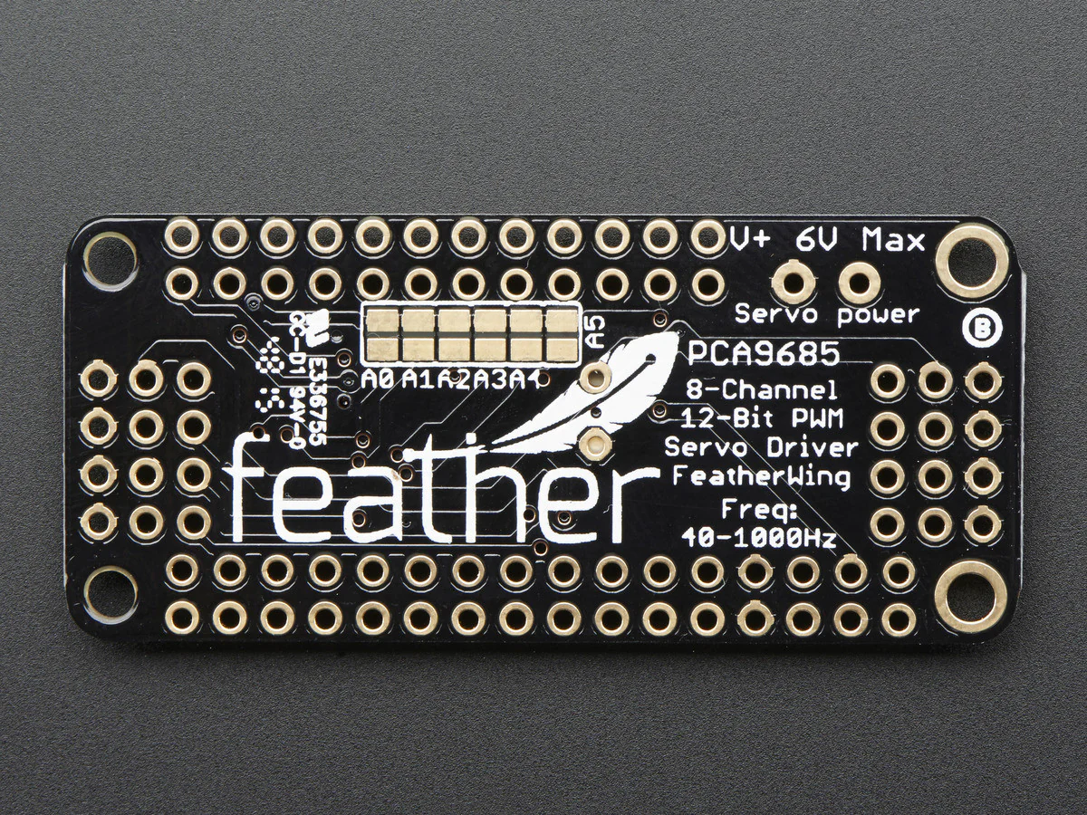 8-Channel PWM or Servo FeatherWing Add-on For All Feather Boards - Image 3