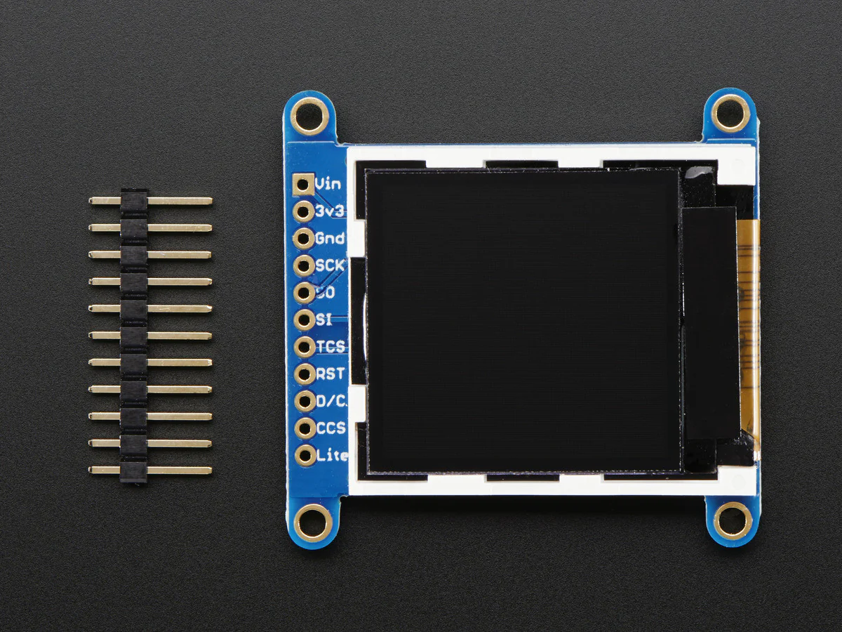 Adafruit 1.44" Color TFT LCD Display with MicroSD Card breakout - ST7735R - Image 2