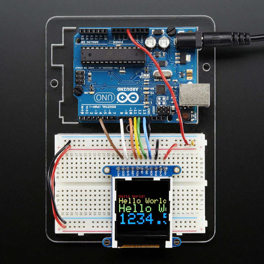 Adafruit 1.44" Color TFT LCD Display with MicroSD Card breakout - ST7735R - Image 4