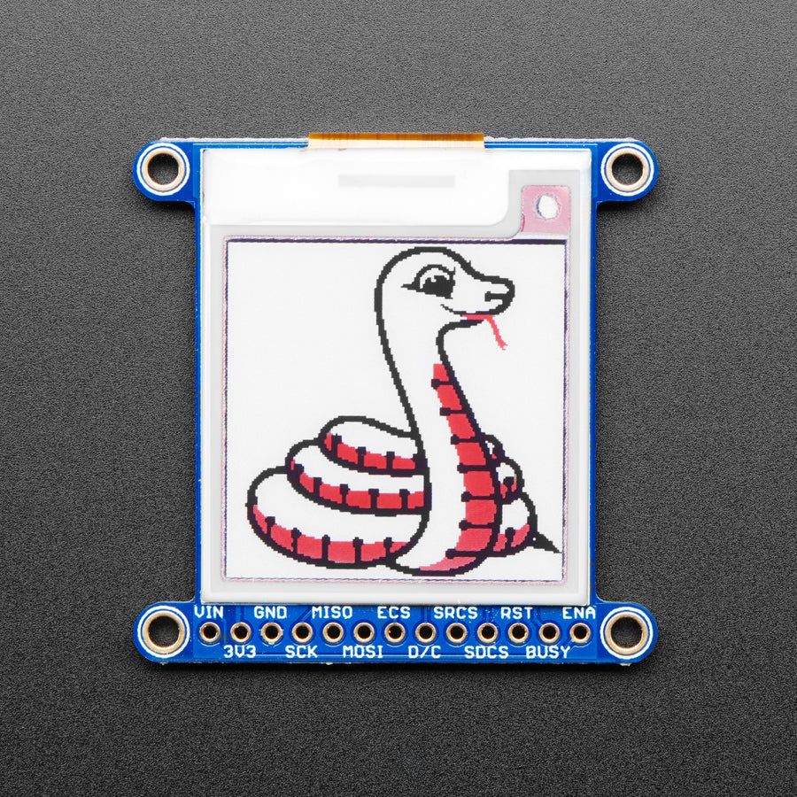 Adafruit 1.54" Tri-Color eInk / ePaper Display with SRAM - Red Black White - Image 3