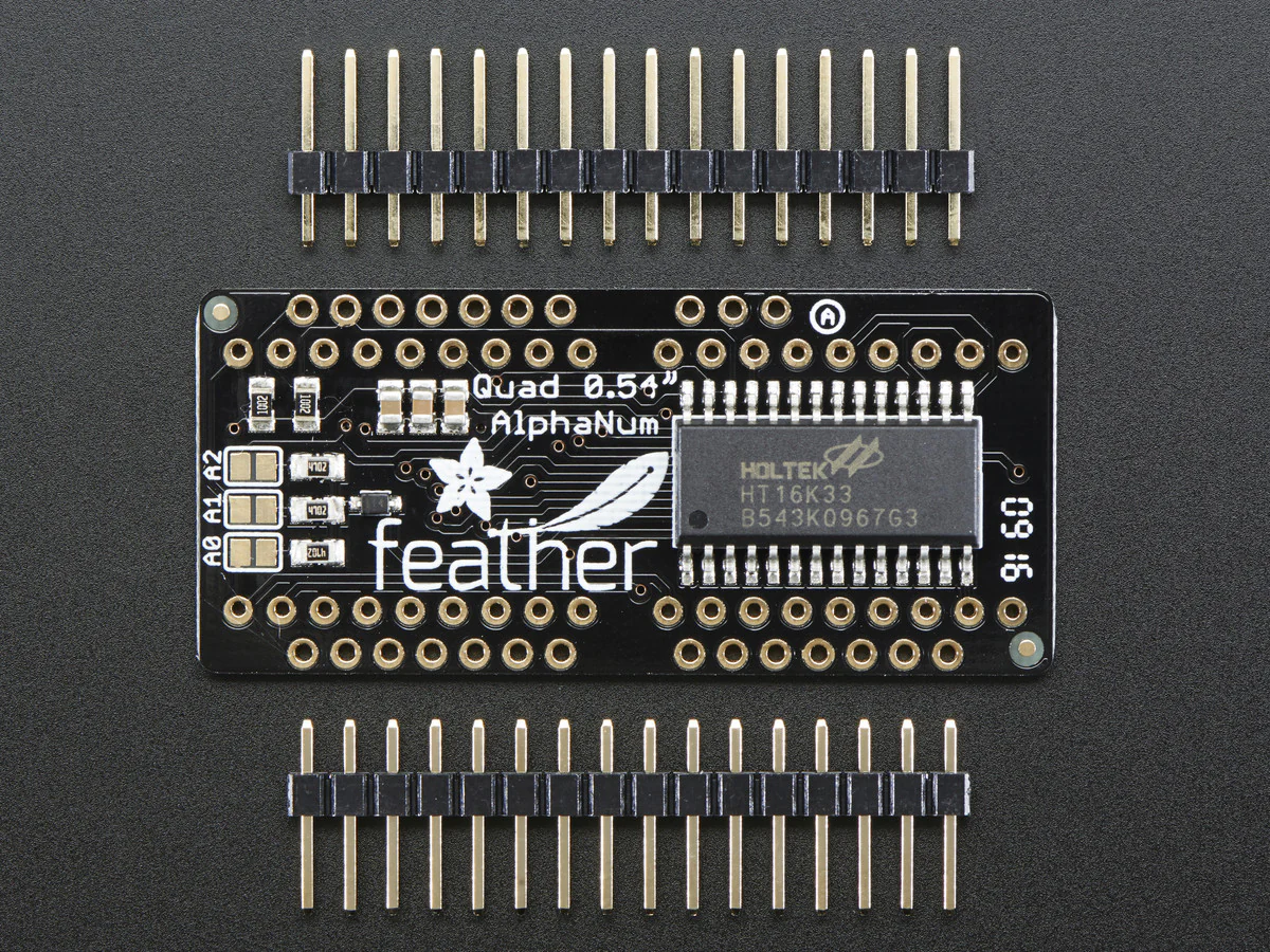 Adafruit 14-Segment Alphanumeric LED FeatherWing - Image 2