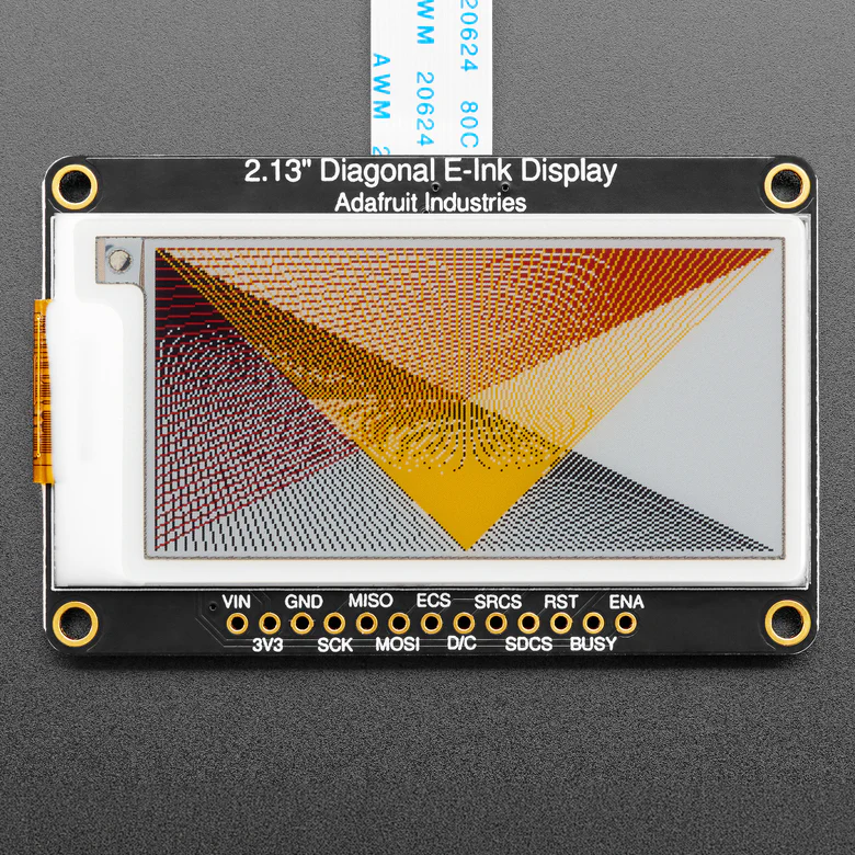 Adafruit 2.13" 250x122 Quad-Color eInk / ePaper Display w/ SRAM - Image 5