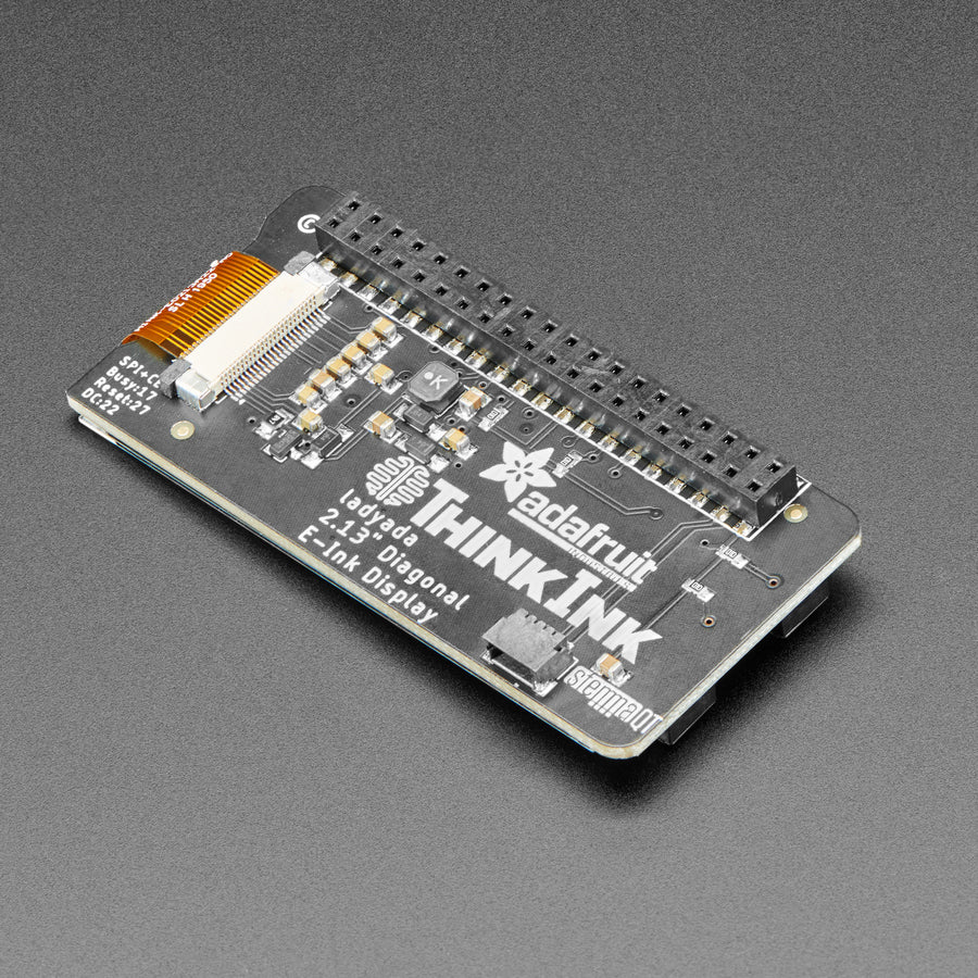 Adafruit 2.13" Monochrome E-Ink Bonnet for Raspberry Pi - Image 2