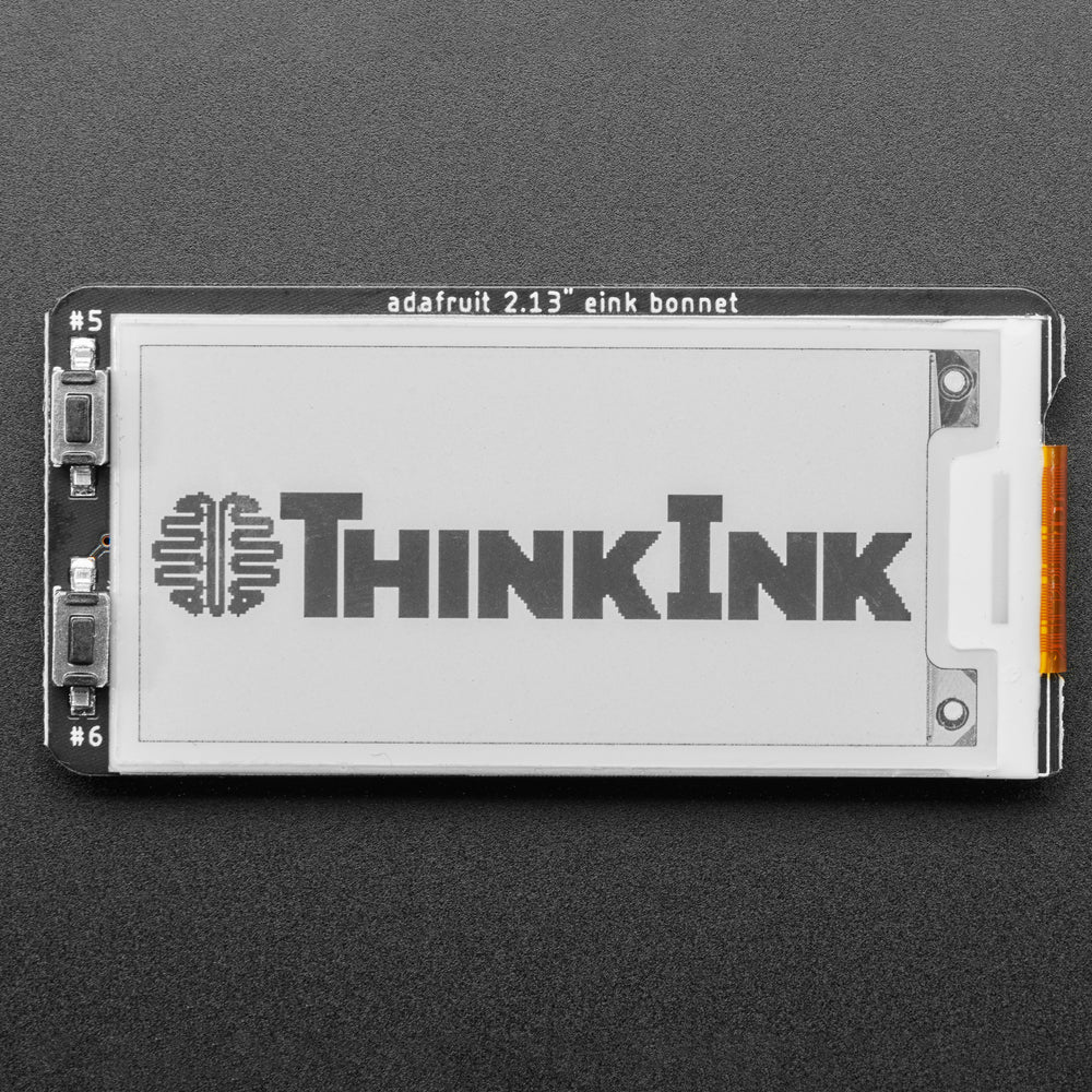 Adafruit 2.13" Monochrome E-Ink Bonnet for Raspberry Pi - Image 4