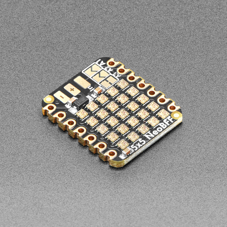 Adafruit 5x5 NeoPixel Grid BFF Add-On for QT Py and Xiao