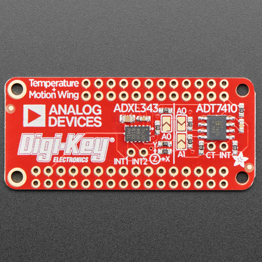 Adafruit ADXL343 + ADT7410 Sensor FeatherWing - Image 4