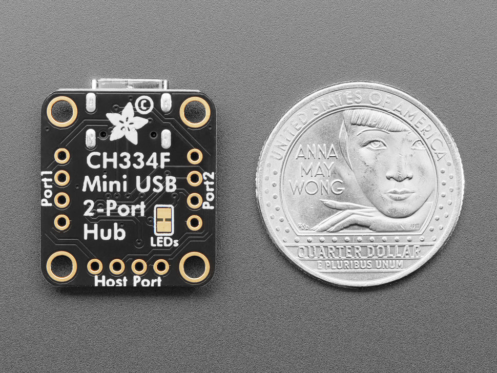 Adafruit CH334F Mini 2-Port USB Hub Breakout - Image 5