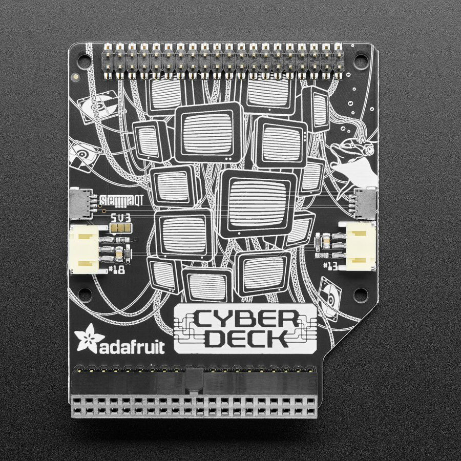 Adafruit CYBERDECK HAT for Raspberry Pi 400 - Image 4