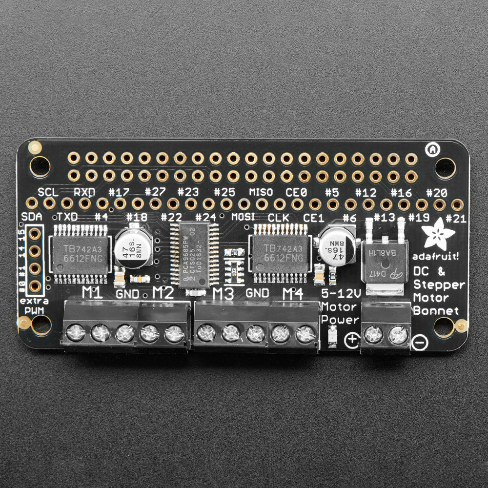 Adafruit DC & Stepper Motor Bonnet for Raspberry Pi - Image 6