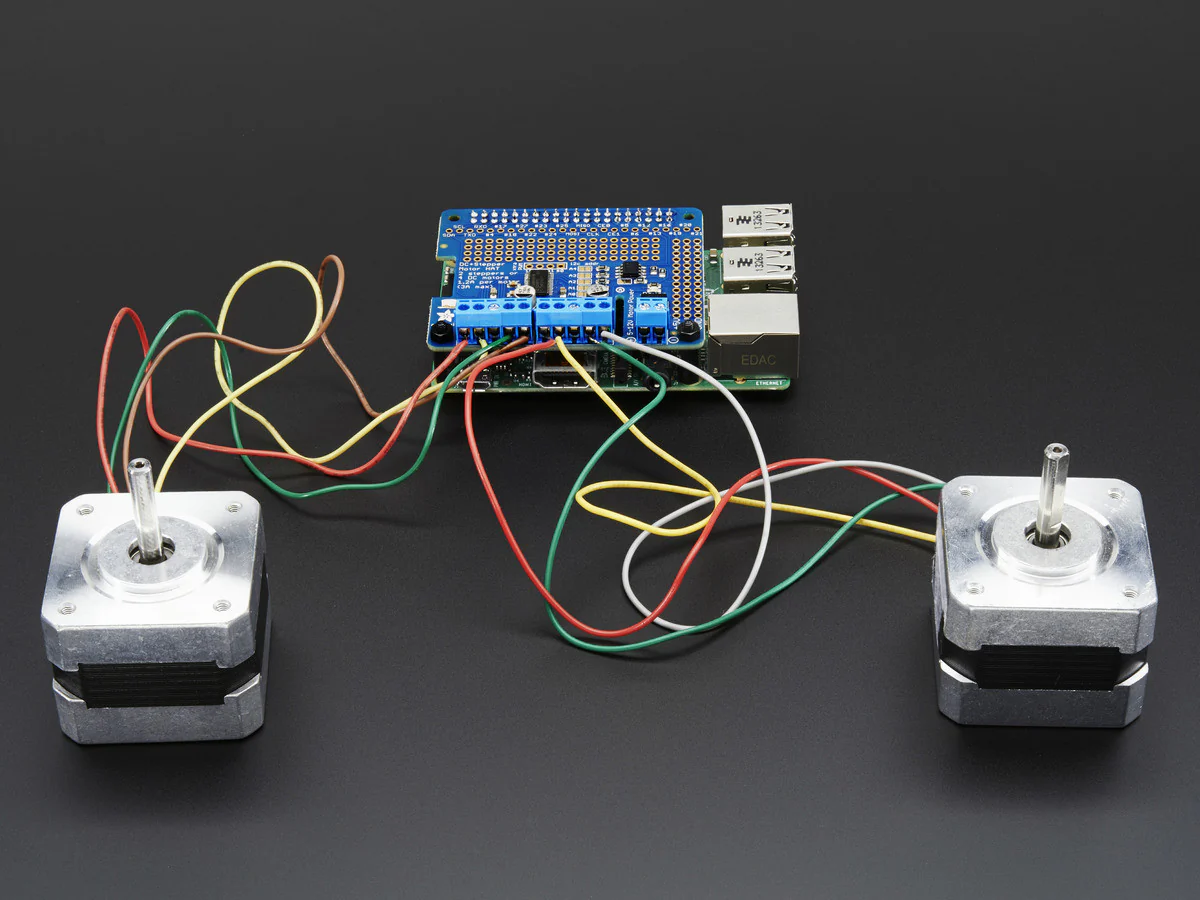 Adafruit DC & Stepper Motor HAT for Raspberry Pi - Mini Kit - Image 3