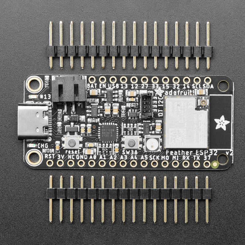 Adafruit ESP32 Feather V2 w.FL Antenna - 8MB Flash + 2 MB PSRAM - Image 2