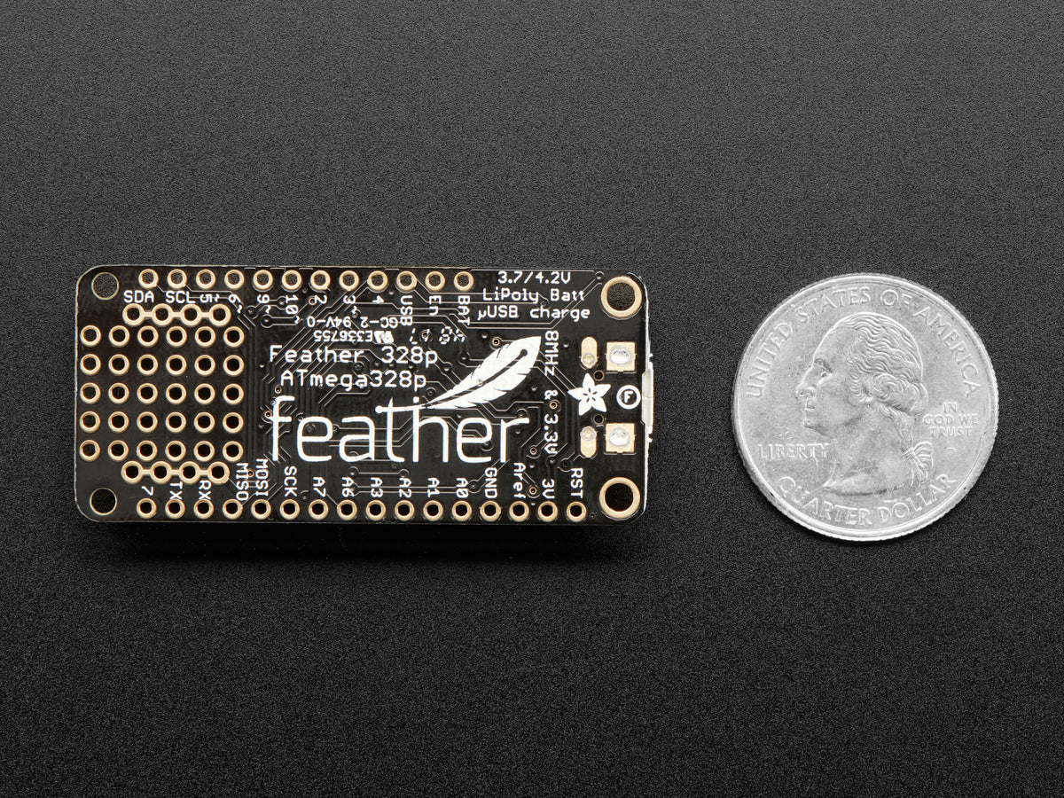 Adafruit Feather 328P - Atmega328P 3.3V @ 8 MHz - Image 3