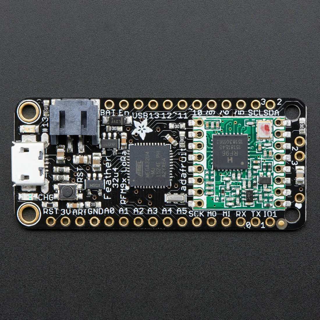 Adafruit Feather 32u4 RFM96 LoRa Radio - 433MHz - RadioFruit - Image 4