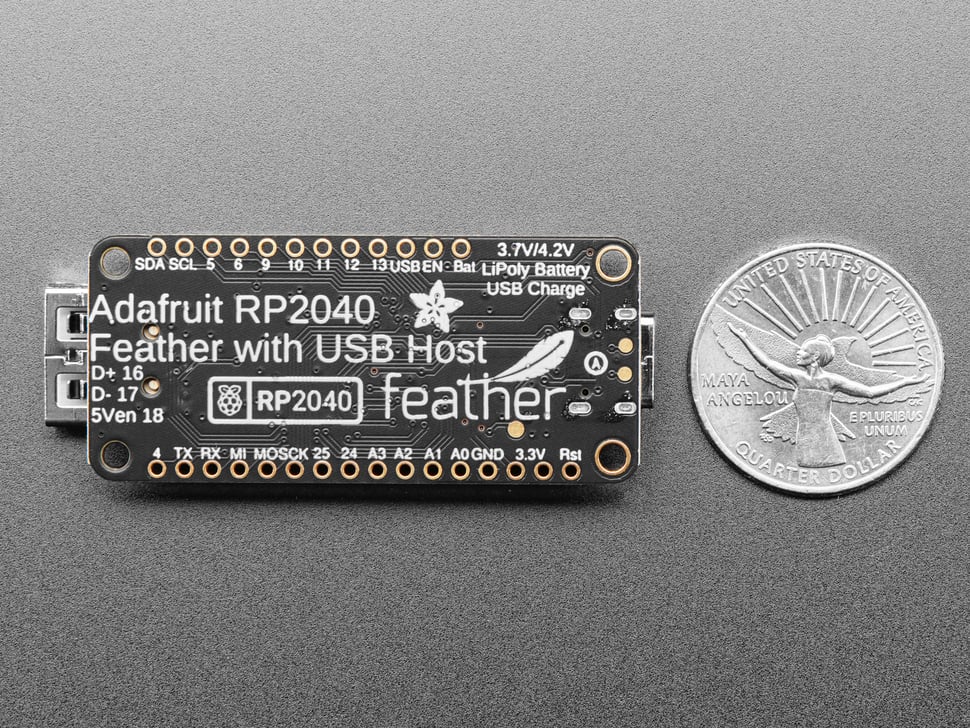 Adafruit Feather RP2040 with USB Type A Host - Image 5