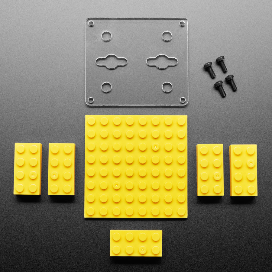 Adafruit FunHouse Mounting Plate and Yellow Brick Stand - Image 2