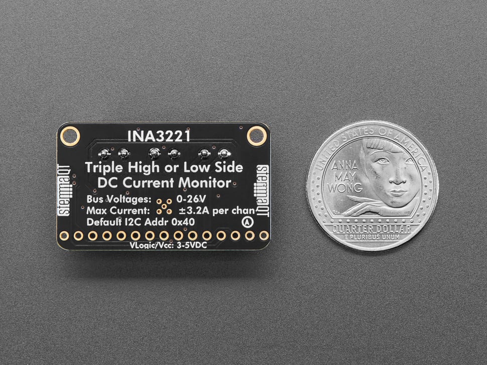 Adafruit INA3221 - Triple 0-26 VDC, ±3.2 Amp Power Monitor - Image 6