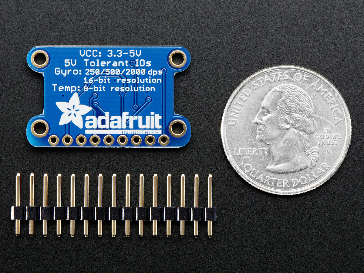 Triple-Axis Gyro Breakout Board - L3GD20/L3G4200 Upgrade - L3GD20H - Image 2