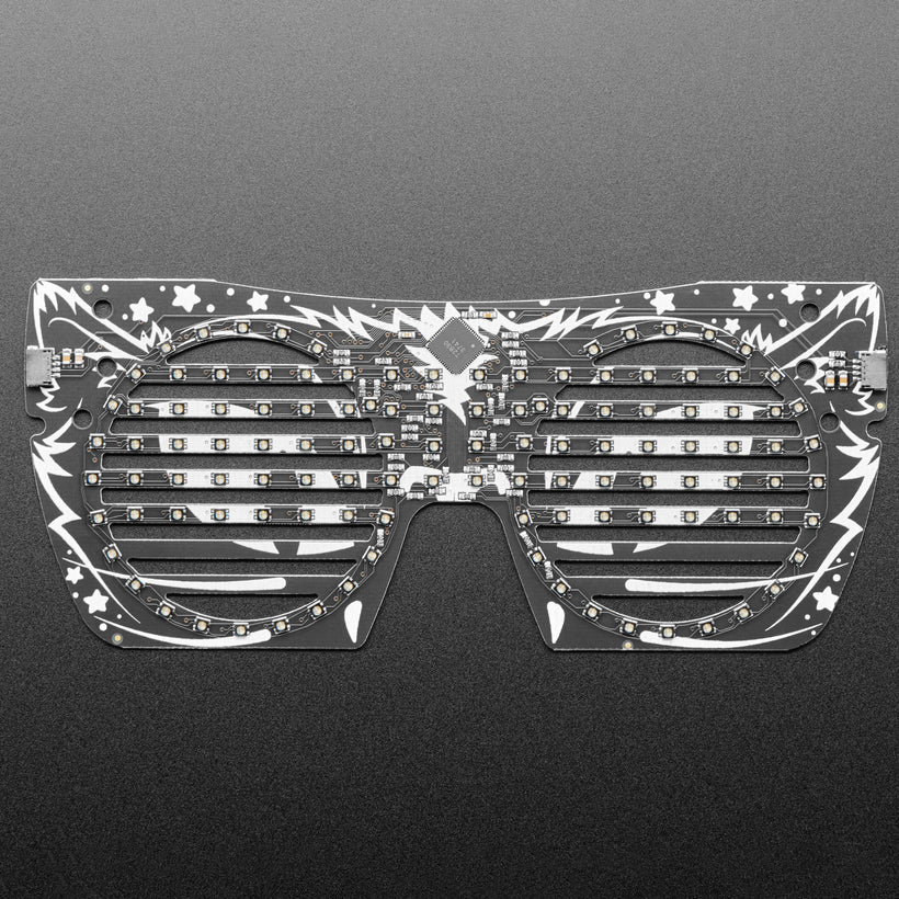 Adafruit LED Glasses Front Panel - 116 RGB LEDs with I2C Driver - Image 4