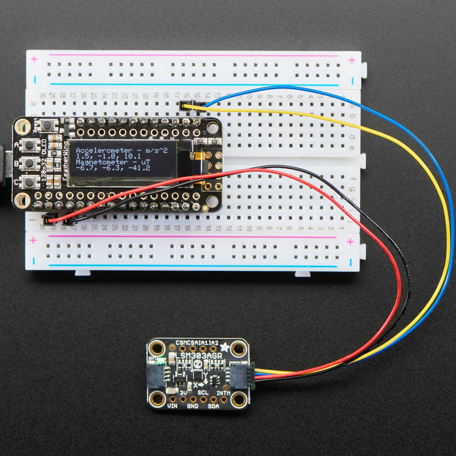 Adafruit LSM303AGR Accelerometer Magnetometer - Image 4
