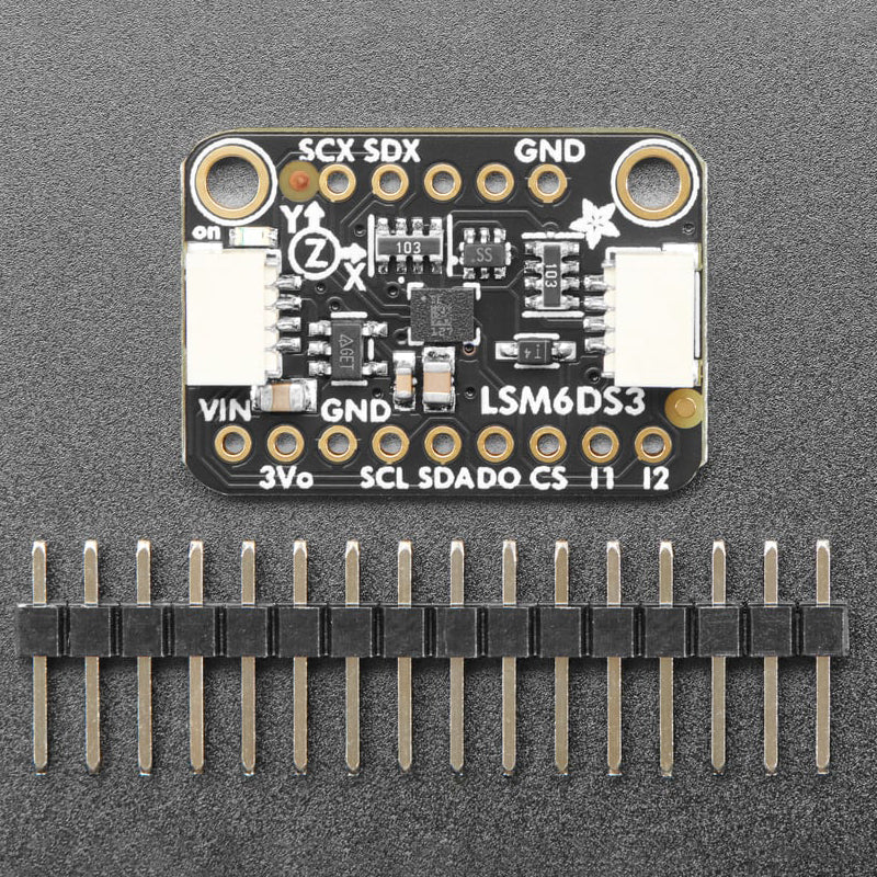 Adafruit LSM6DS3TR-C 6-DoF Accel + Gyro IMU - Image 2