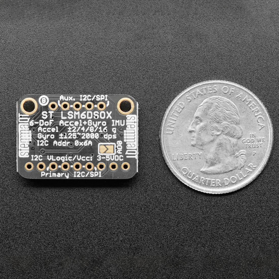 Adafruit LSM6DSOX 6 DoF Accelerometer and Gyroscope - Image 4