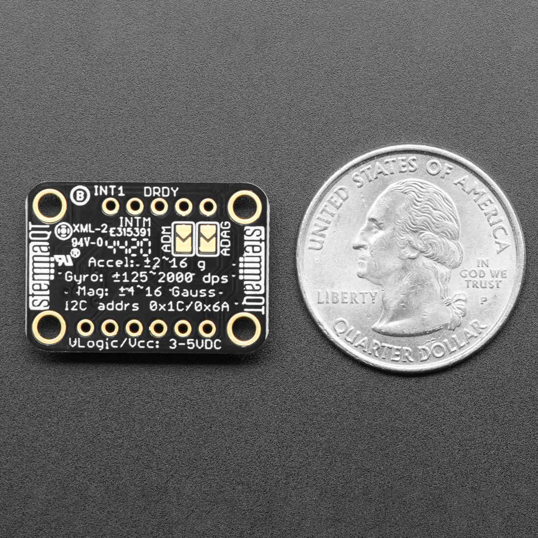 Adafruit LSM6DSOX + LIS3MDL - Precision 9 DoF IMU - Image 4
